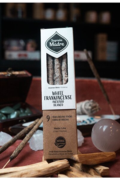 Sagrada Madre - Tămâie pe bază de plante alb Olibanum - ±44 g