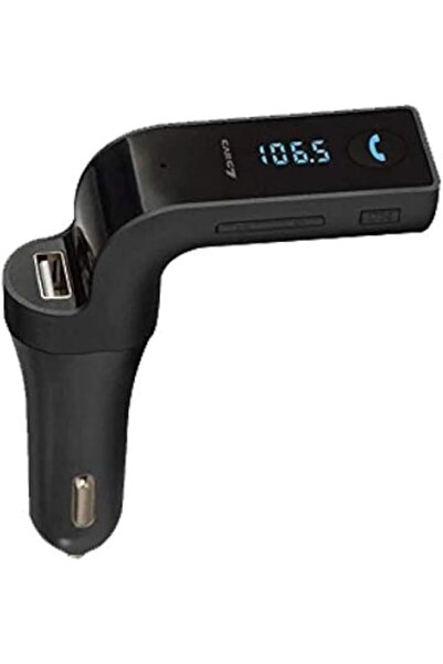 Generic طقم سيارة G7 بتقنية بلوتوث، جهاز إرسال FM، مشغل موسيقى MP3، شاحن USB،...