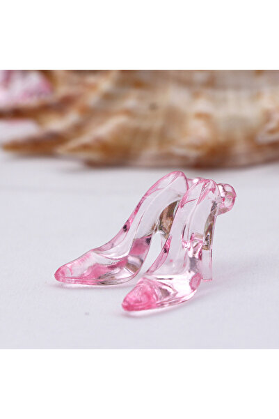 Choice 24pcs red 24pcs Mini Cinderella slippers plastic, crystal heels prince...