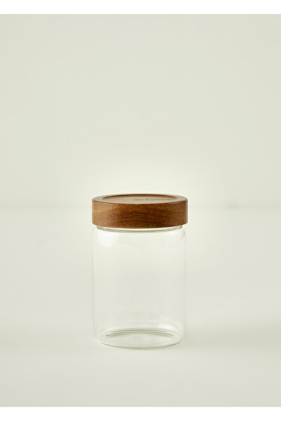 Bella Maison Austin Wooden Lid Jar Natural (850 Cc)