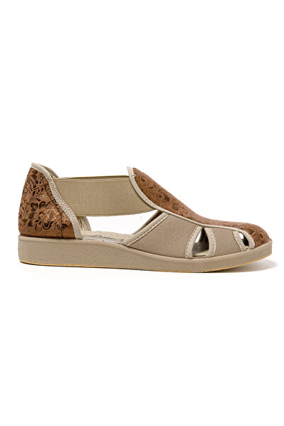 Green Life صنادل نسائية / صنادل للبنات 169 STRETCH WOMEN'S FOOTWEAR بني