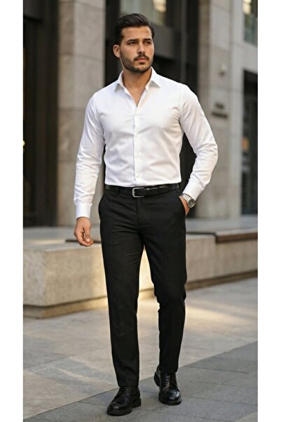 JANES Men's Satin Classic Shirt