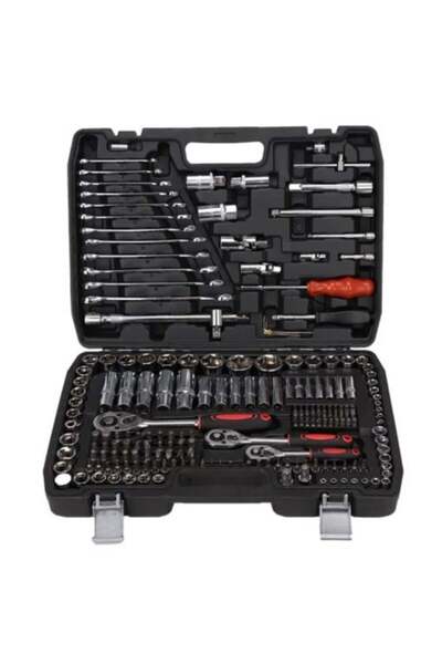 Breckner Professional Tool Set with 216 Pieces for Auto Mechanics