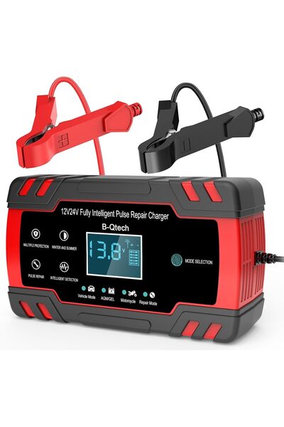 Generic Car Battery Charger, 12V 8Amp/24V 4Amp Automotive Smart Battery Charg...