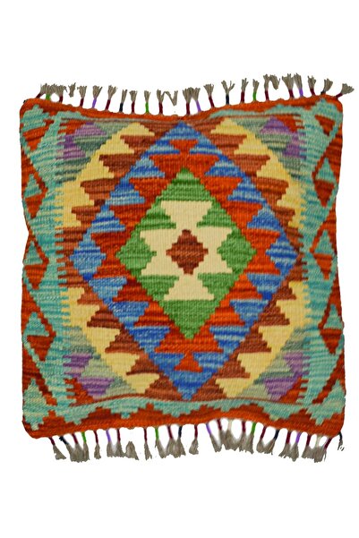 KilimCo. Handwoven Afghan Kilim Throw Pillow Cover
