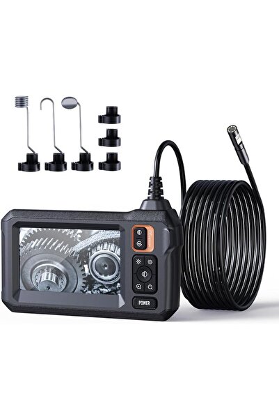 Generic كاميرا تنظير داخلي من تاليو مزودة بإضاءة، كاميرا فحص داخلية بشاشة IPS...