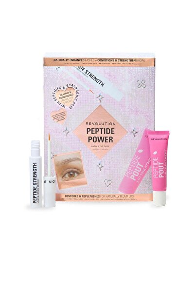 MAKEUP REVOLUTION Revolution PEPTIDE POWER Eyelash and Lip Treatment Set 2 pcs