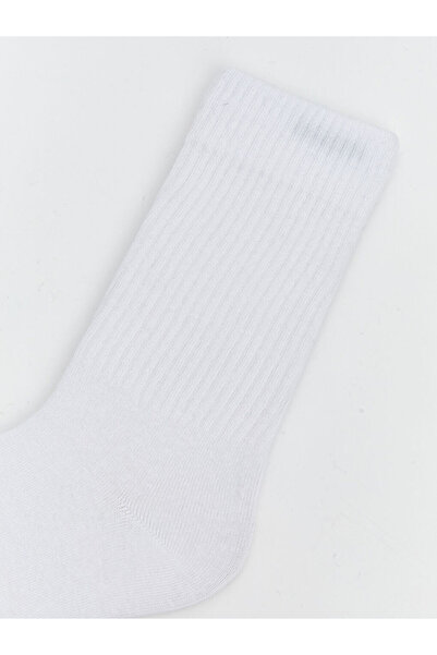 LC Waikiki Λευκές ανδρικές κάλτσες 5 τεμαχίων