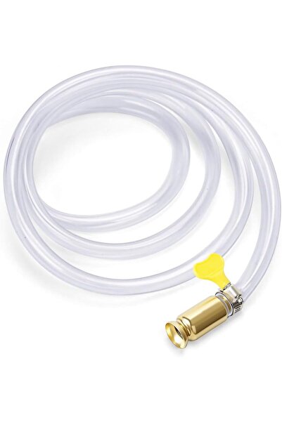 Generic مضخة شفط يدوية STHIRA® بطول 6.6 قدم، مضخة زيت سيفون PVC يدوية التشغيل...