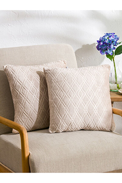 LC Waikiki Sparkling Choices Quilted Embroidered Throw Pillow Cover 2-Pack 45...