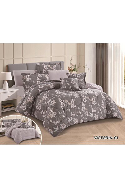 Red Rose Summer single and twin bed sheet set, 5 pieces, Cushion floral patte...