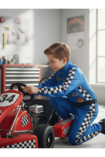 Gadget Gear Racing Costume Boy Blue