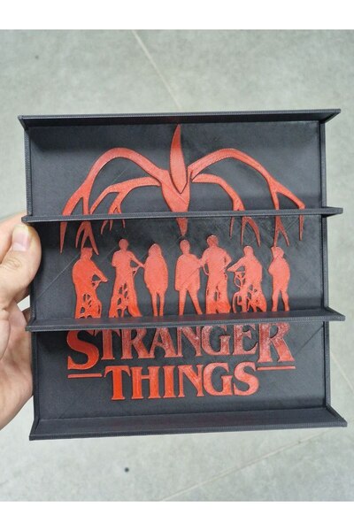 MF3D STUDIO Stranger Things Temalı Oyuncak Figür Standı