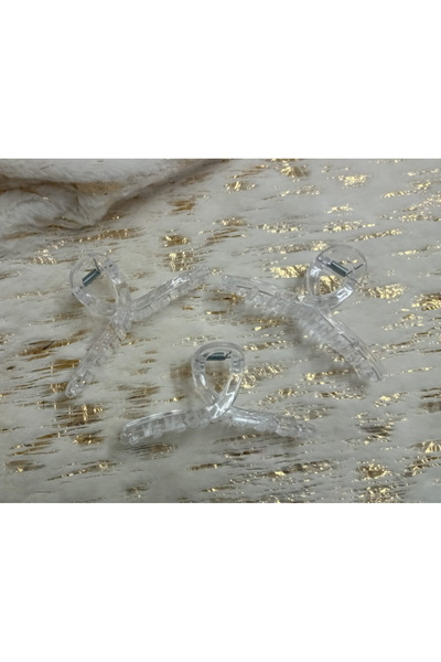 Lissa Aksesuar 3-Piece Women's Transparent Bowknot Buckle