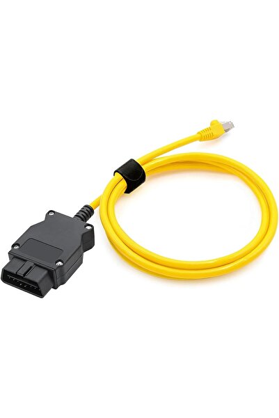 Generic ENET OBD2 Adapter, ENET Cable Interface Cable OBD2 78.7in, Ethernet C...