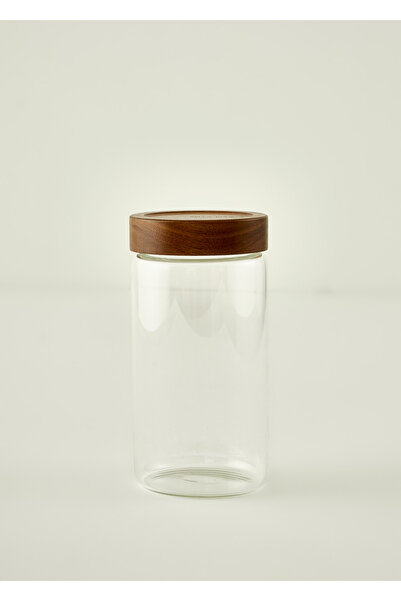 Bella Maison Austin Wooden Lid Jar Natural (1300 Cc)