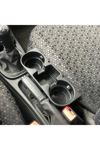 Universal Between the Seats, Back of the Seat Cup Holder Organizer Black