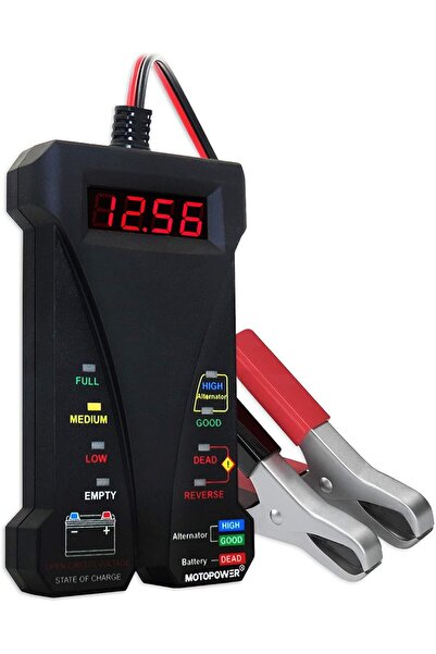 Motopower Digital 12V Battery Tester with Charging System Analyzer, LCD Scree...