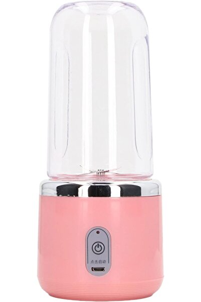 Generic Portable Blender, Small Blender 300ml 22000 RPM 6 Blades Pink