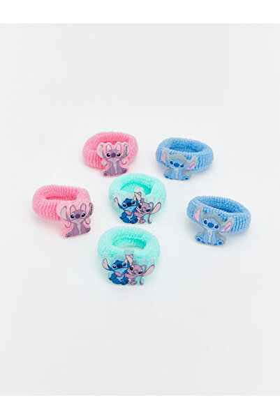 LC Waikiki RMZ GİYİM FARKIYA مجموعة مشابك مطاطية مطبوعة للفتيات من ليلو وستيت...