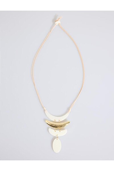 Jimmy Key Ecru Vintage Look Bohemian Necklace