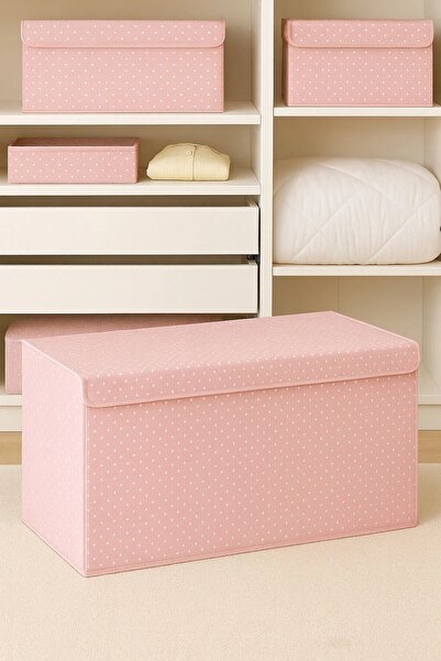 ROYALHOUSE Mega Size Box with Lid – XXL Quilt Blanket Storage Box Organizer 7...