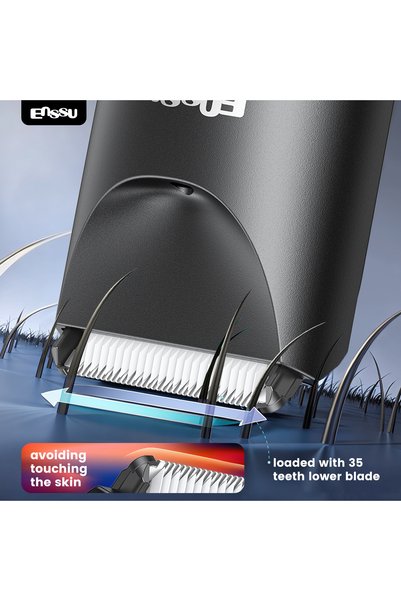 ENSSU Body Hair Trimmer for Men, Electric Groin Ball Shaver, Rechargeable Body Groomer with Replacement Blade, Personal Care Trimmer for Men