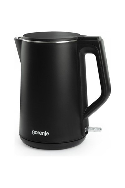 Gorenje | Kettle | K15DWBK | Electric | 2200 W | 1.5 l | Stainless steel | 36...