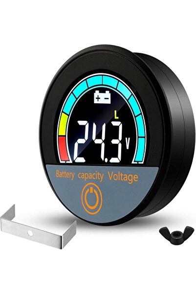 Generic Battery Monitor Voltage Meter 12V 24V 48V 60V 72V 84V, Waterproof Dig...