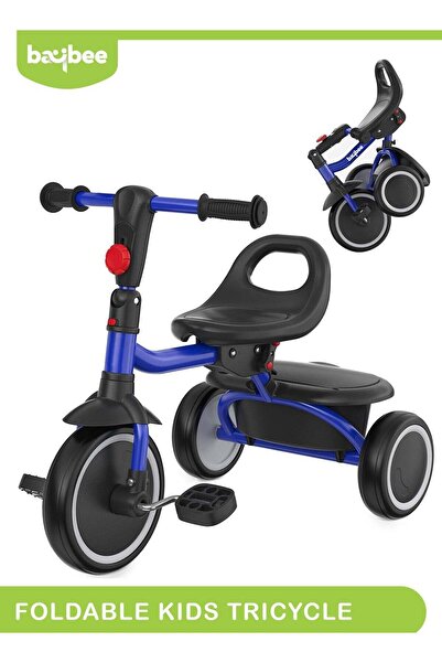 BAYBEE 2 in 1 Tricycle for Kids with Rear Storage Basket & 3 Wheels Baby Tric...