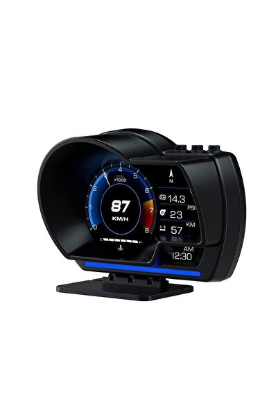 Generic شاشة عرض رأسية للسيارة P6، مزودة بمقياس ذكي OBD+GPS، تعمل بكفاءة عالي...