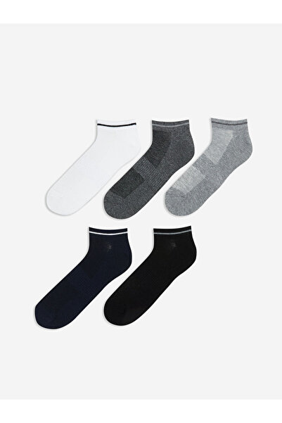 LC Waikiki Mixed Men's Booties Socks 5-Pack