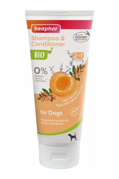 Beaphar Bio Cosmetic 2 in 1 Dog Shampoo 200 ml
