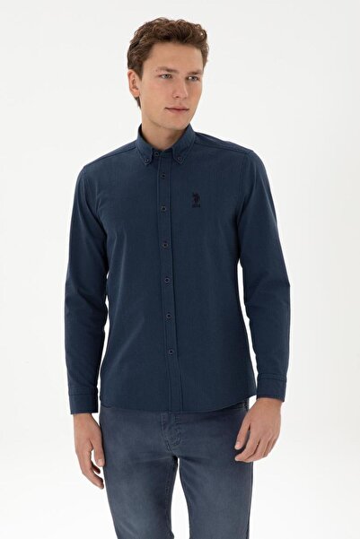 U.S. Polo Assn. U.S. Polo Assn. Ανδρικό πουκάμισο Υφαντό