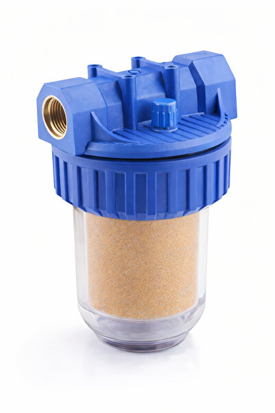 Sufil 200 3/4" Reçineli Sayaç Su Filtresi | Kireç ve Tortu Önleyici | Anahtar...