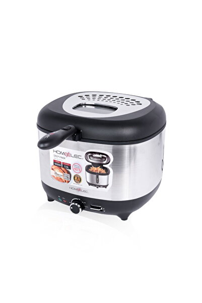 Home Elec Deep Fryer, 1800 Watts, 5.5 Liters, Steel