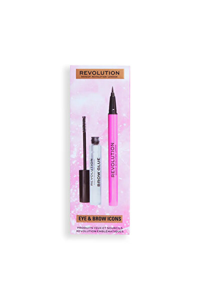 MAKEUP REVOLUTION Set de machiaj Revolution EYE & BROW ICONS 2 buc