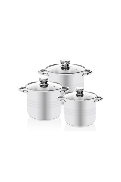 Floria Set de oale ZLN-4045, 6 piese, pentru toate sursele de căldură, oțel i...