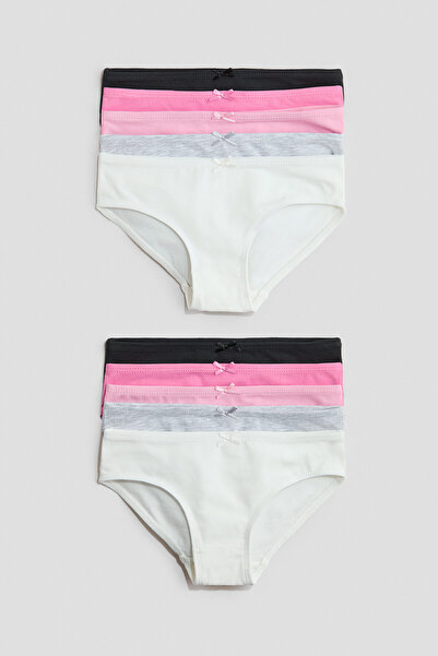 H&M 10'lu Pamuklu Külot