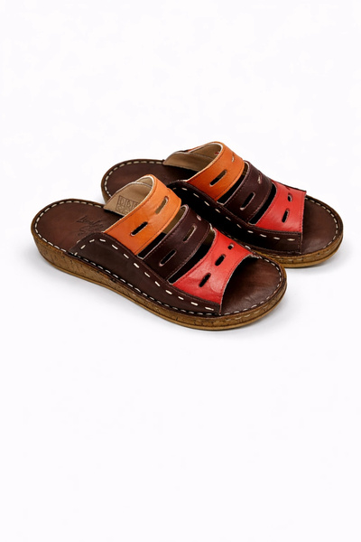 Lively Stylish Lucia Women's Genuine Leather Brown Navy Blue Tan Black Red Co...