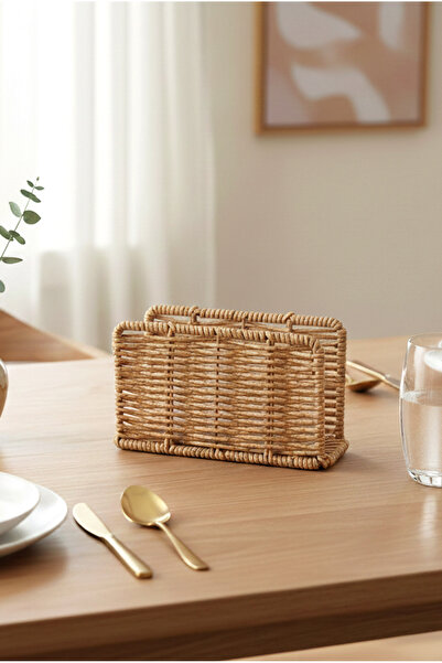 FH finehome Golfo Rattan Napkin Holder Rectangular