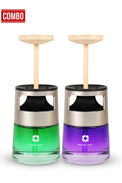 Black Odor معطر جو BO-40 سعة 130 مل، يدوم طويلاً، مناسب للسيارة والمنزل والمك...