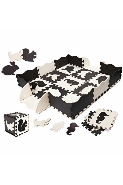 MC Micostore Covor de joaca bebelusi, 114 x 114 cm, tip tarc, loc de joaca mo...