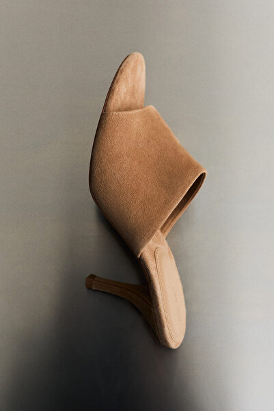 H&M Topuklu Deri Sandalet