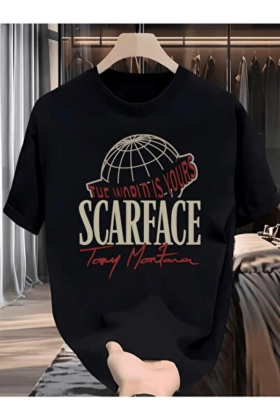 LELVANİ Scarface Printed Tshirt