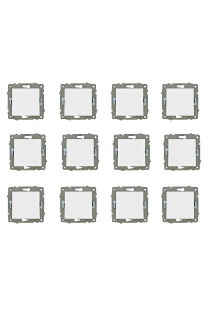 ENFE Grano White Key Mechanism |   Frameless |   12-Pack |   In-Wall Electric...