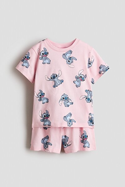 H&M Baskılı Pijama Takımı