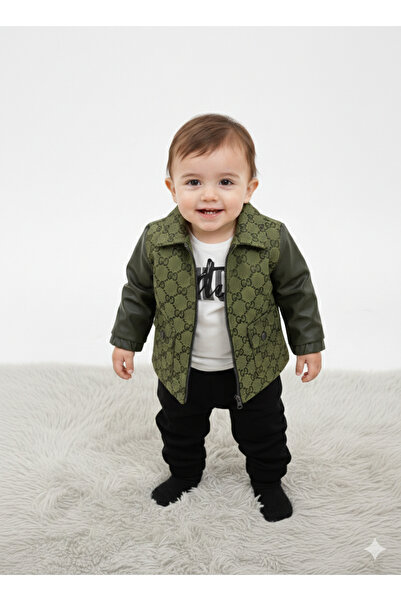 DENİZLİFE Bebe Festive Leather Detailed Stylish Men's Suit