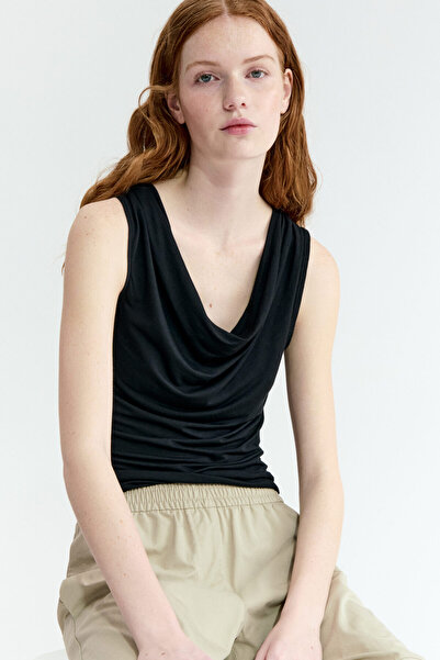 H&M Degaje Yaka Jarse Üst