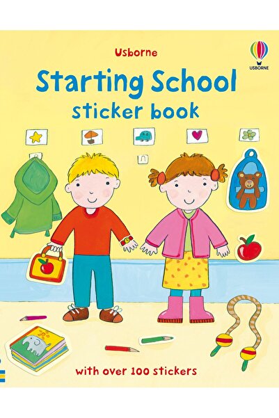 Usborne Carte pentru copii, Usborne, Carte cu stickere pentru început de școa...